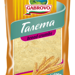 Knuspriges Gabrovo Panniermehl in 150 g Packung, ideal zum goldbraunen Panieren von Fleisch, Fisch oder Gemüse.