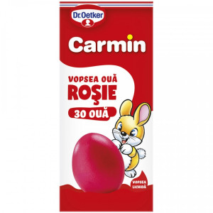 Dr. Oetker Perlmutt Eirfarbe ROT 6g ist eine Lebensmittelfarbe in Perlmuttausführung, speziell zum Färben von Ostereiern. Sie wird in kleinen Tuben geliefert und ist gut dosierbar, ideal für das Färben von Eiern in einem leuchtenden Rotton mit schimmerndem Perleffekt. Die Farbe besteht hauptsächlich aus Zucker und Wasser mit Lebensmittelfarbstoffen und Zusatzstoffen, die für den Perlglanz sorgen. Die Anwendung erfolgt typischerweise durch Erwärmen in heißem Wasser und anschließendes Rollen der Eier in der Farbe. Die getrockneten Eier zeigen einen intensiven, glänzenden Rotton. Für ein dunkleres Rot kann man zusätzlich z. B. Kakaopulver im Teig verwenden, falls die Farbe in Backwaren eingesetzt wird. Die Farbe ist frei von Azofarbstoffen, die bei Kindern unerwünschte Wirkungen fördern könnten.