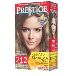 PRESTIJ Dauerhafte Haarfarbe, N212 Dunkel Aschblond