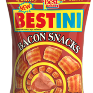 BESTINI, Snacks mit Bacon 80g/ 20 stk in Verpackung