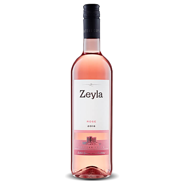 Zeyla Rosé 750 ml, eleganter Roséwein aus den Rebsorten Merlot und Cabernet Sauvignon, hergestellt nach der Saignee-Methode mit sanft gedrückten Traubenkörnern. Der Wein zeichnet sich durch fruchtige Aromen von Erdbeeren und Himbeeren sowie zitronische Noten aus, ist angenehm saftig und unkompliziert im Geschmack. Ideal als Terrassenwein, passt gut zu gegrillten Speisen und sommerlichen Anlässen. Alkoholgehalt ca. 11% vol., serviertemperatur 6-9 °C, enthält Sulfite.
