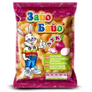 ZAYO BAYO Snack mit Zwiebelgeschmack, 45 g – knuspriger, würziger Snack für zwischendurch.