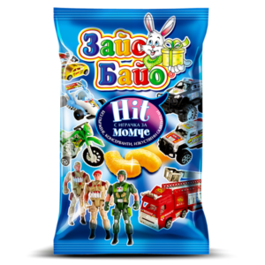 ZAYO BAYO HIT Boy, 50 g – leckerer Snack für Kinder mit aufregendem Spielzeug, ideal für unterwegs oder als kleiner Genuss zwischendurch.