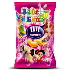 ZAYO BAYO HIT Girl, 50 g – knuspriger Snack für Mädchen, ideal für zwischendurch, mit spaßiger Spielzeugüberraschung im Paket.