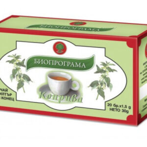 BIOPROGRAMMA, Tee Brennnessel, 20 Beutel/ 12 stk in Verpackung