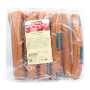 BRAVO, Hähnchen Wurst 1kg/ 10 stk in Verpackug