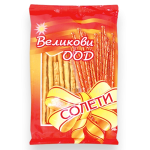 VELIKOVI Salzstange, 55 g – klassisch knusprige Salzstangen, perfekt als herzhafter Snack für zwischendurch, zum Teilen oder als Beilage zu Getränken.