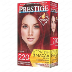 PRESTIJ Dauerhafte Haarfarbe, N220 Rubinrot