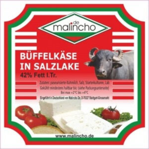 MALINCHO, Büffelkäse 200 g – Aromatischer Käse aus reiner Büffelmilch, reich an Nährstoffen und mit intensivem, leicht süßlichem Geschmack. Ideal für frische Salate, traditionelle Gerichte oder als besondere Käse-Delikatesse.