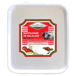 MALINCHO, Bulgarischer Käse aus Büffelmilch 400 g – Cremiger, aromatischer Käse in Salzlake, perfekt für Salate, Frühstück oder als Snack.