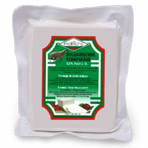 MALINCHO, Schafskäse 200 g – Kräftiger Schafskäse mit cremiger Konsistenz, perfekt für Salate, Sandwiches oder traditionelle bulgarische Gerichte.