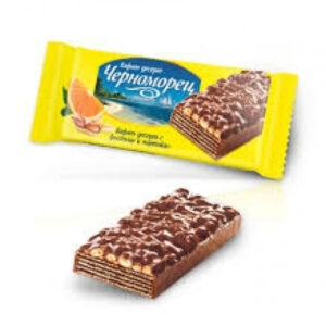 CHERNOMOREZ Waffel mit Erdnüssen und Orange 75g