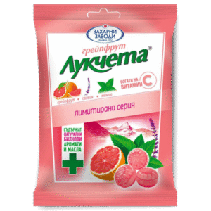 LUKCHETA, Lutschbonbons Grapefruit 85g