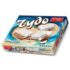 CHUDO, Waffel Kuchen mit Kokos und Milch-Beschichtung 155g