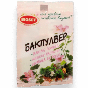 BIOSET, Backpulver, 10g