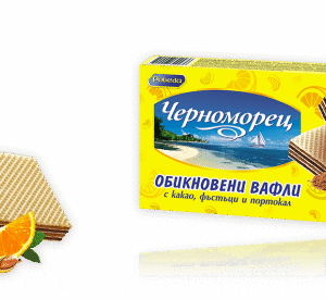 CHERNOMOTEZ Waffel mit Erdnüssen und Orange, 16 Stk. 420g