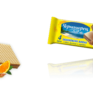 CHERNOMOTEZ Waffel mit Erdnüssen und Orange, 4 Stk. 105g