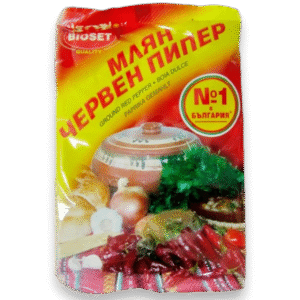 BIOSET, süße Paprika gemahlen 50 g – mildes Paprikapulver zum Würzen von Fleisch, Suppen, Eintöpfen oder Gemüsegerichten.