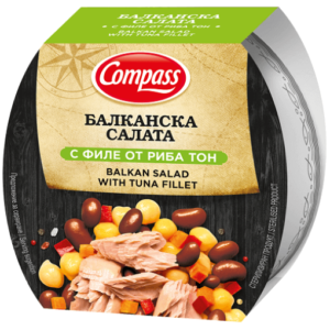 COMPASS, Balkansalat mit Thunfischfilet 160 g