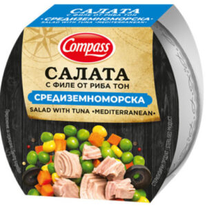 COMPASS, Mediterraner Salat mit Thunfischfilet 160 g