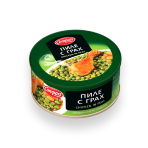 COMPASS, Hähnchen mit Erbsen 300 g/ 24 stk in Verpackung
