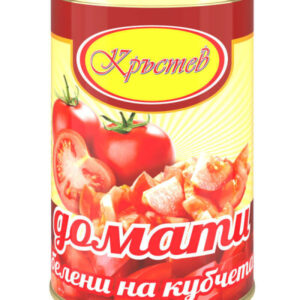 KRASTEV, Geschälte und gewürfelte Tomaten, 400g/ 12 stk in Verpackung