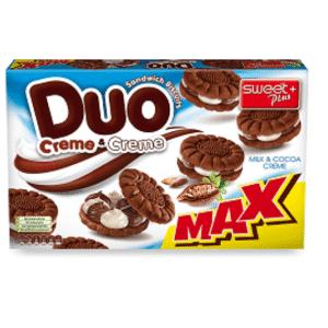 Sweet Plus, Kekse duo Milch und Kakao MAX 270 g