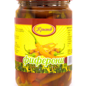 KRASTEV, Fefferoni 300gr/ 12 stk in Verpackung