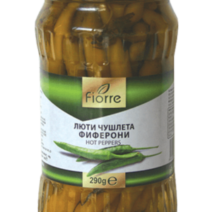 FIORRE, Scharfe Pfeferoni 290g/ 6 stk in Verpackung