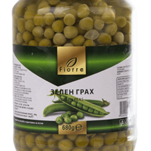 FIORRE, Erbsen 690g/ 12 stk in Verpackung