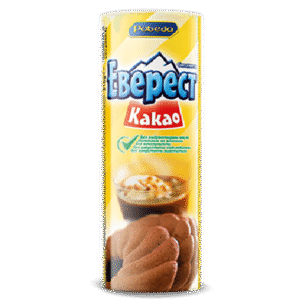 EVEREST Biscuits mit Kakao, 200 g – knusprige Biscuits mit feinem Kakaogeschmack, ideal als süßer Snack für zwischendurch.