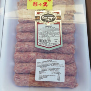EXTRA MES, Schweinefleisch Kebaptche 480gr/ 10 stk in Verpackung