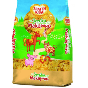 Zlaten Klas, Nudeln Kinderfiguren 400 g – Lustige, kinderfreundliche Nudeln in verschiedenen Formen, ideal für kreative Gerichte und abwechslungsreiche Mahlzeiten.