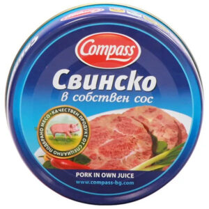 COMPASS, Schweinefleisch 180 g/ 54 stk in Verpackung