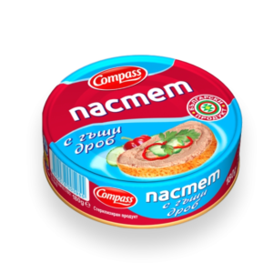 COMPASS, Gänse Pastete 180 g/ 54 stk in Verpackung