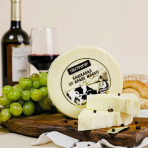 Pastrogor, Kaschkaval aus Kuhmilch 200 g – Halbharter Käse aus Kuhmilch, ideal zum Schneiden, Schmelzen oder für mediterrane Gerichte.