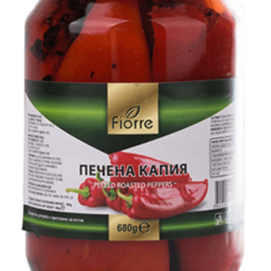 FIORRE, Gegrillte Rote Paprika 680 g/ 6 stk in Verpackung