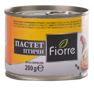 FIORRE, Pastete Hähnchen 200 g/ 6 stk in Verpackung