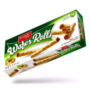 Sweet Plus, Waffel Rollen mit Haselnuss 130 g