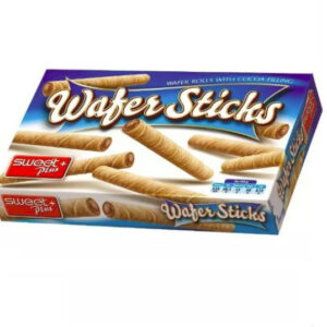 Sweet Plus, Waffel Rollen mit Kakao 130 g