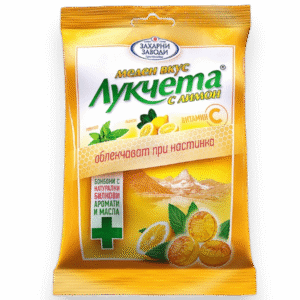 LUKCHETA, Lutschbonbons mit Honig und Zitronen 90 g