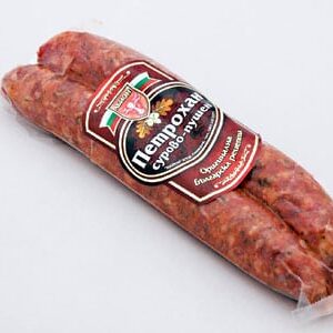 Abion Petrohan – traditionelle luftgetrocknete Rohwurst in Verpackung.