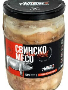 Abion Schweinefleisch – 500 Gramm gegartes Schweinefleisch im Glas