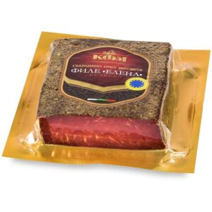 KFM File Elena Rezerva vakuum 300 g – luftgetrockneter Fleischaufschnitt in Vakuumverpackung.