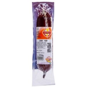 Merkez Salam Chala 550 g – luftgetrocknete Salami in Verpackung.