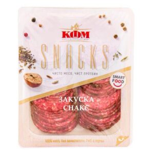 Zakuska Snaks KFM Slice – dünn geschnittener Aufschnitt in Verpackung.