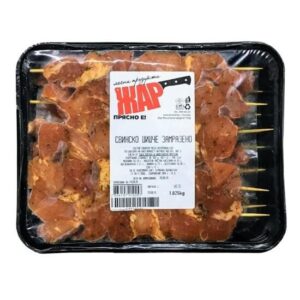 Zhar Svinski Shishcheta Ovkuseni – gewürzte Schweinespieße, 550 Gramm, verpackt, Preis pro Kilogramm