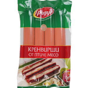 GRADUS Hähnchenwurst, 320 g, hochwertige Wurst aus zartem Hähnchenfleisch, würzig und saftig, ideal für Sandwiches, Snacks oder Grillgerichte, vakuumverpackt.