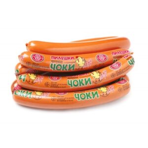 Ken Huhn Wurst Choki, 1 kg, mild gewürzte Geflügelwurst aus zartem Hühnerfleisch, ideal für Snacks, Sandwiches und kalte Platten.