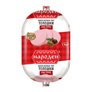 Naroden Rind Wurst, 1500 g, herzhafte Rindfleischwurst mit ausgewogen würzigem Geschmack, ideal für große Mahlzeiten und Gemeinschaftsverzehr.